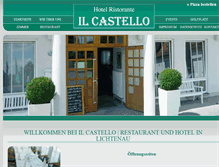 Tablet Screenshot of golfclub-ilcastello.de